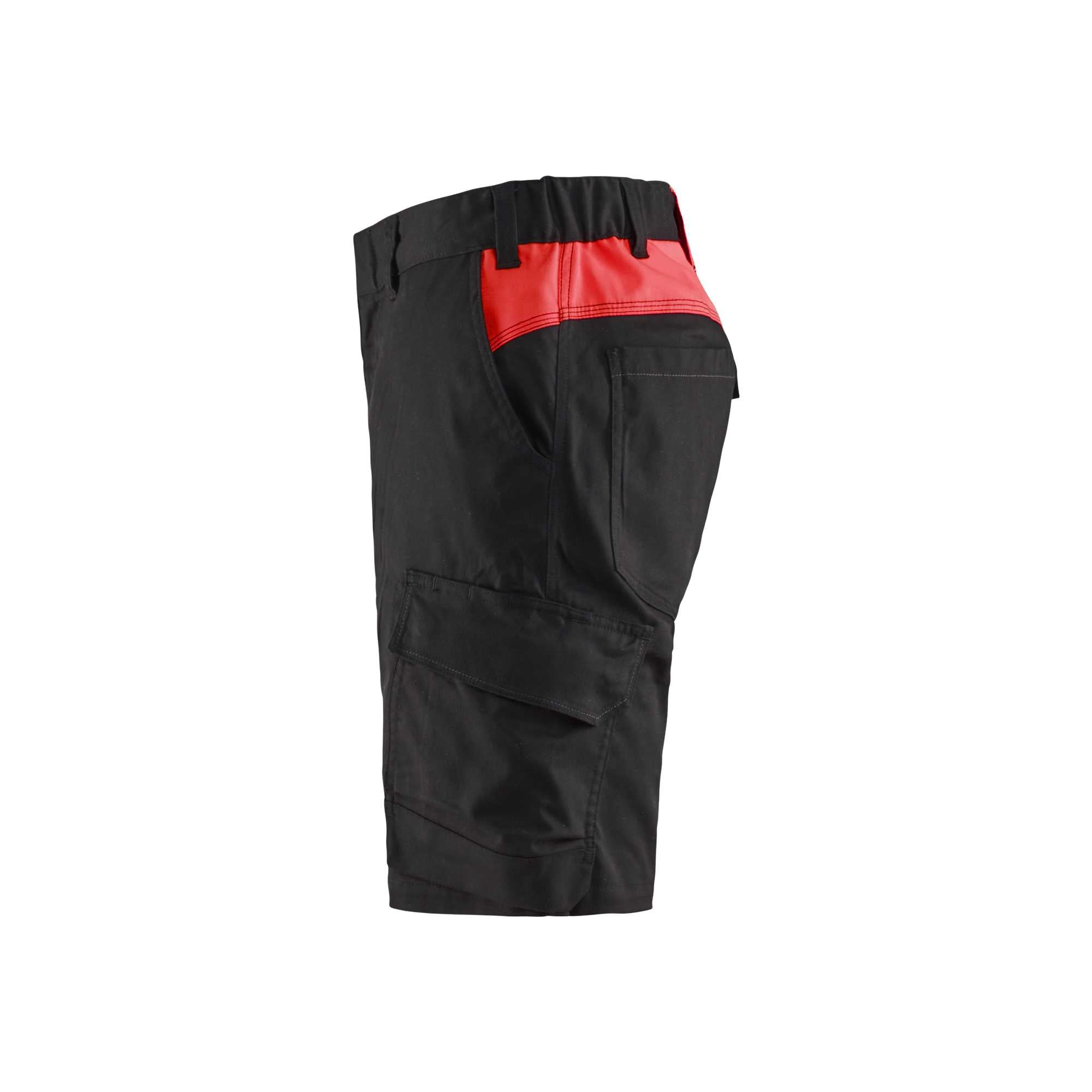 BLAKLADER 14461832 Industry shorts stretch Hi Vis Reflective Work Shorts Men - twill fabric
